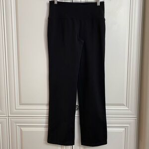 Tuff Athletics Size Small Black Wide Leg Yoga Pants Casual Sports Sporty Comfort